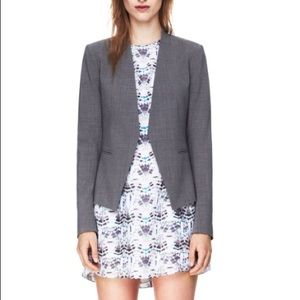 Theory open stretch wool blazer Lanai size 10